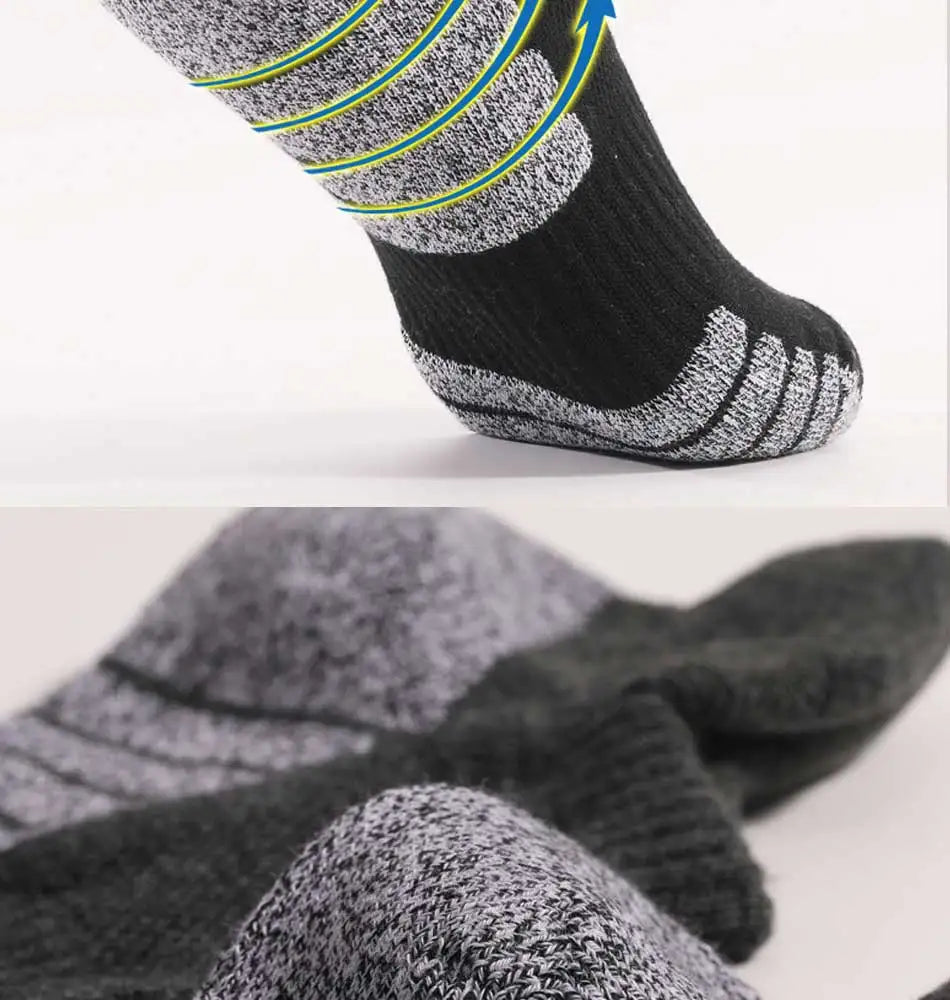 6pairs thickened towel bottom running socks mesh boat socks non-slip breathable sports socks Low cut Men's socks Women's socks