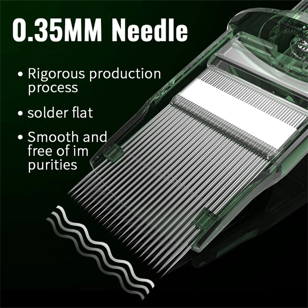 10 PCS Super Big Cartridge Needle Professional Tattoo Cartridge Tattoo Equipment Large Row Needle Tattoo
