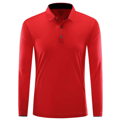Långärmad Polo Snabbtork Eget Tryck & Brodyr – Lapelkrage | Reklamkläder & Profilprodukter