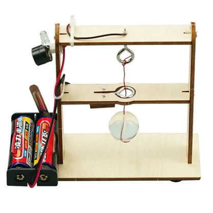 DIY Vetenskapsleksak Trä – Robot & Elektronik Byggsats Kreativt STEM-kit Barn 6–14 År Gootrades 2026