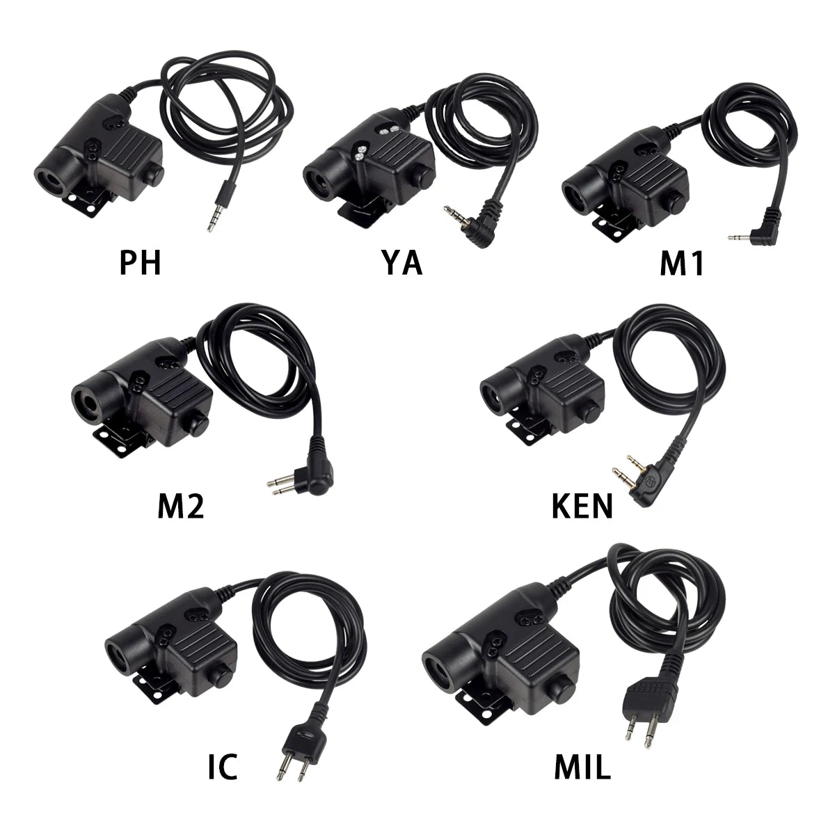 Tactical Outdoor Shooting Communication Headphone Bowman Elite II Headset U94 PTT For Kenwood Baofeng UV-5R Radio Accessory