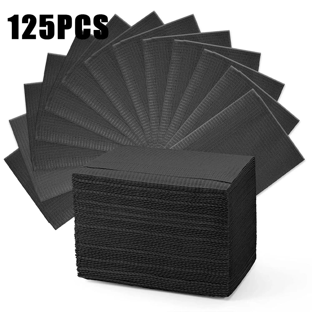 250/125/10pcs Tattoo Clean Pad Disposable Colorful Dental Bibs Tattoo Table Covers Cleaning Wipes Napkin Tattoo Accessories