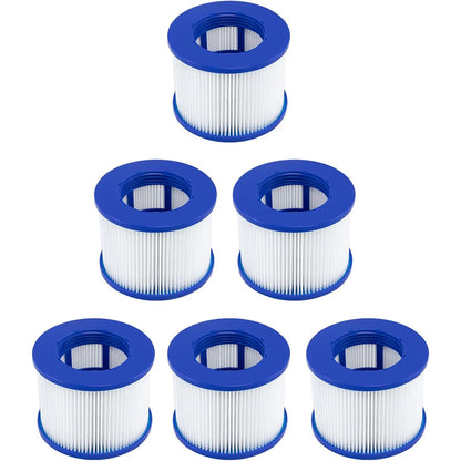 1/2/4/20 PCS Filter Cartridge Hrozny Filter Cartridge for Whirlpool Clever Spa Filter 75 x 100 mm Whirlpool Filter Accessories