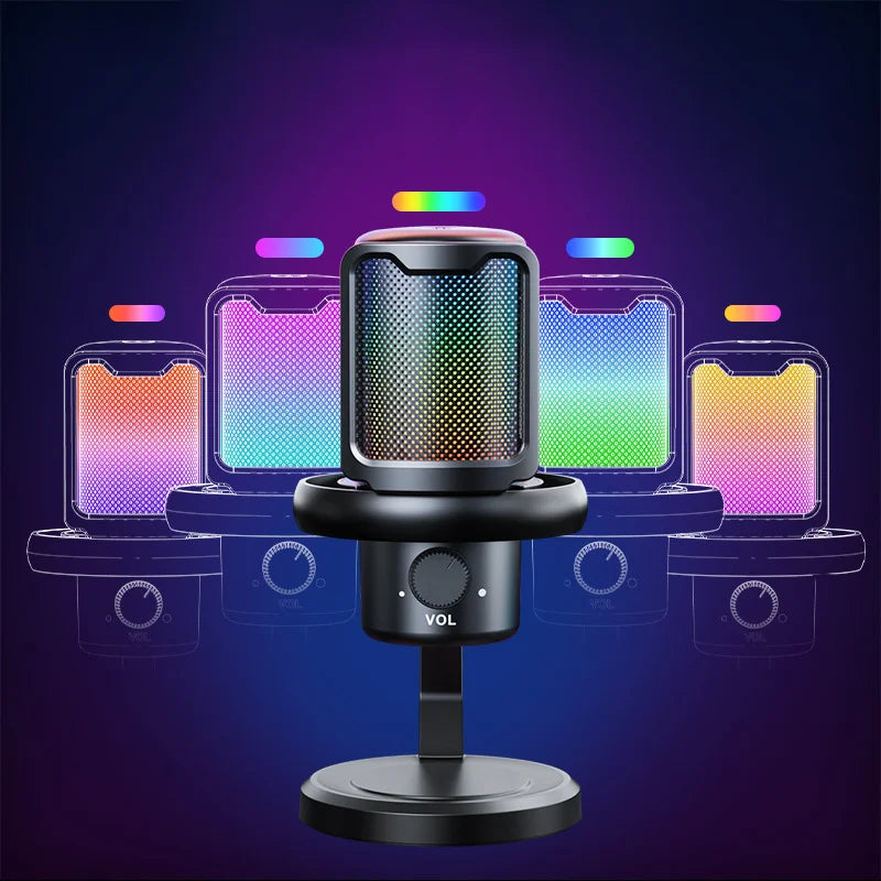 USB-mikrofon för PC Kondensator Podcast-mikrofon för Studioinspelning