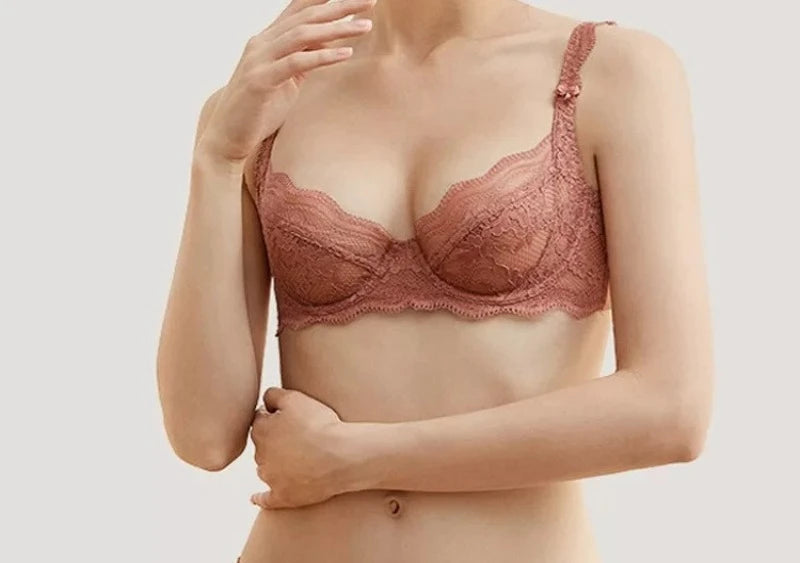 Dam Spets Lingerie Set Viktoriansk Stil – Push-up Mjuk Stålring Samlande Andningsbar, 5 Färger S–3XL