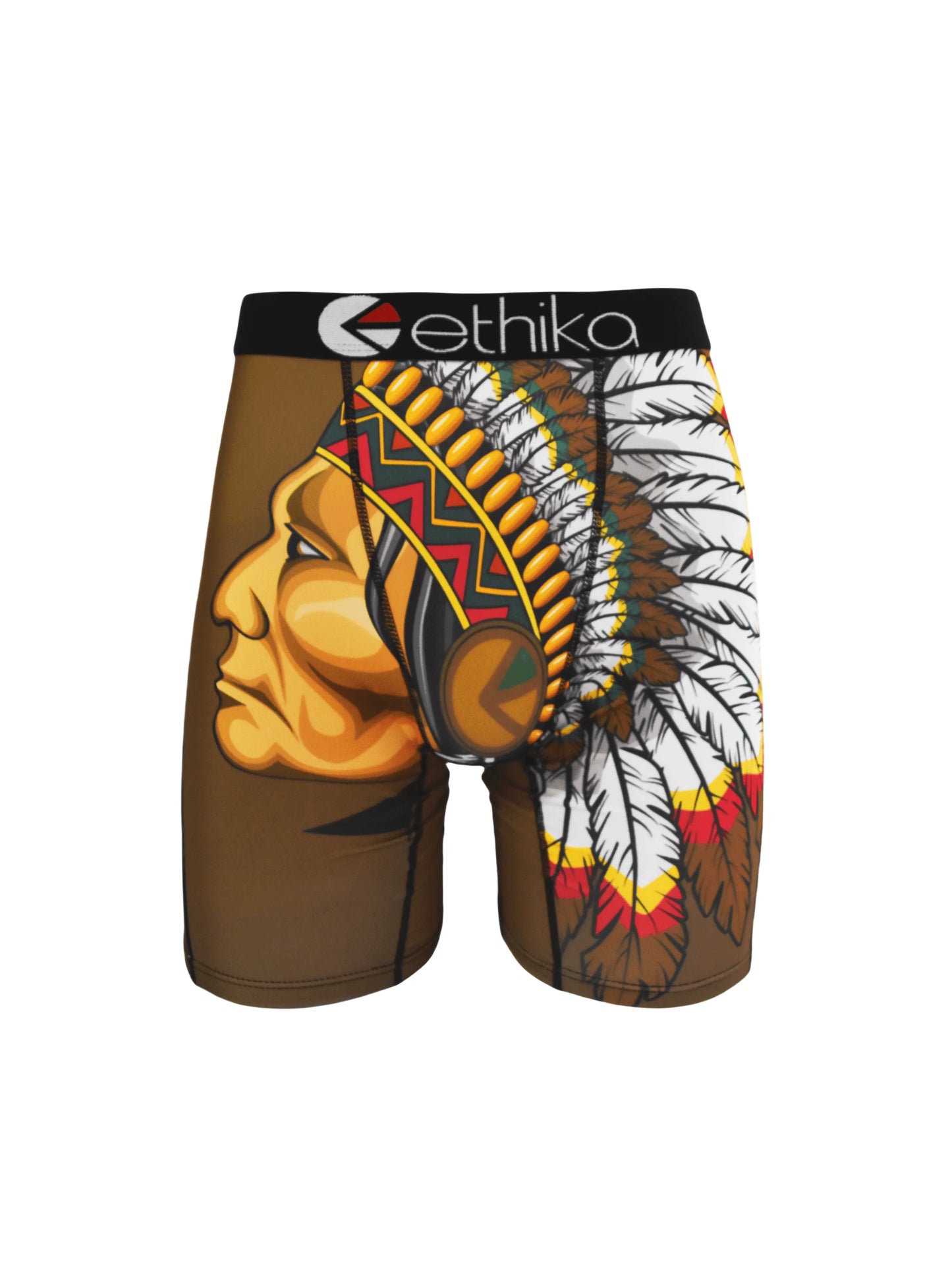 ETHIKA Herrboxers – Andningsbar Mesh-kil, Tryckta Mönster, Plus Size S–3XL