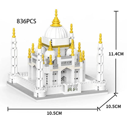 MOC Taj Mahal Byggklossar – Världsberömd Arkitektur Minimodell 288 eller 401 Bitar CE Pedagogisk Leksak 2026