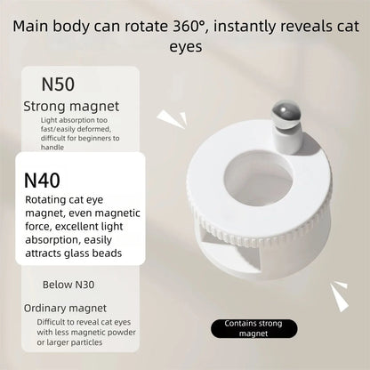 New 8in1 Nail Magnet Multi Functional For Attracting Glass Beads Cat Eye Nail Polish And Gel Polish