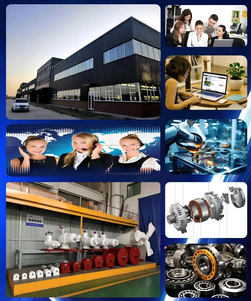 Vertikal Vindturbin Lykta-design 5kW/8kW/10kW 5 Blad – MPPT/Hybrid/Off-Grid 12V/24V/48V Hushåll Tak CE