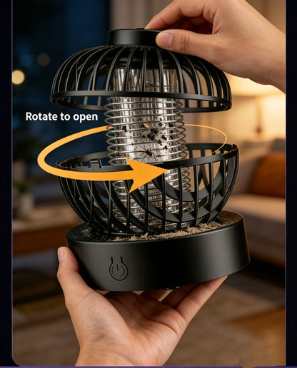 Portable Electric Mosquito Killer Lamp USB UV Light Insect Trap Indoor Home Bedroom Mute Bug Zapper Mosquito Repellent Light
