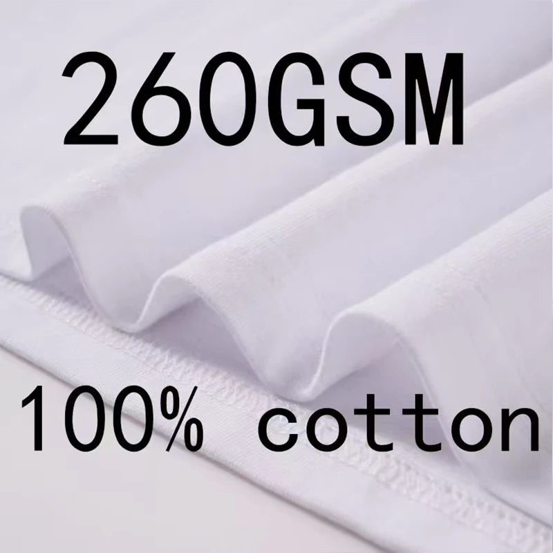 Unisex Långärmad T-Shirt 2026 – 260g Bomull DIY Logotryck Casual Personlig Present Vit & Svart M–XXL