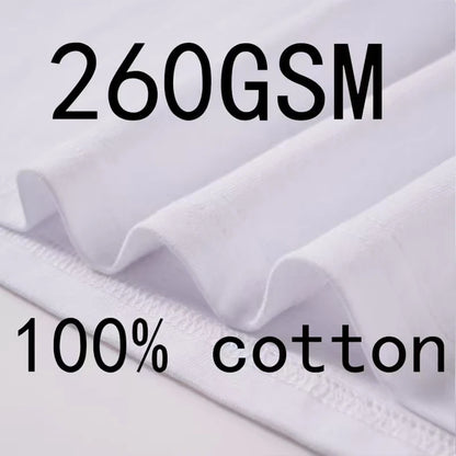 Unisex Långärmad T-Shirt 2026 – 260g Bomull DIY Logotryck Casual Personlig Present Vit & Svart M–XXL