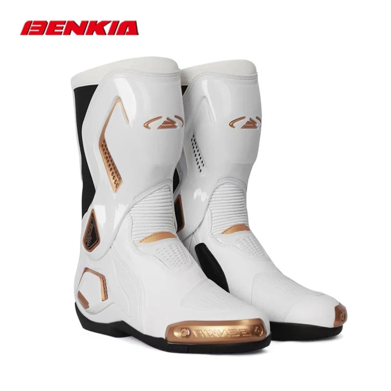 BENKIA Sommar Motorcykelstövlar Körstövlar Racing Off-Road