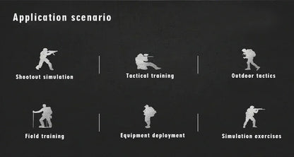6094 utrustningsväst för airsoft med MOLLE-fästen