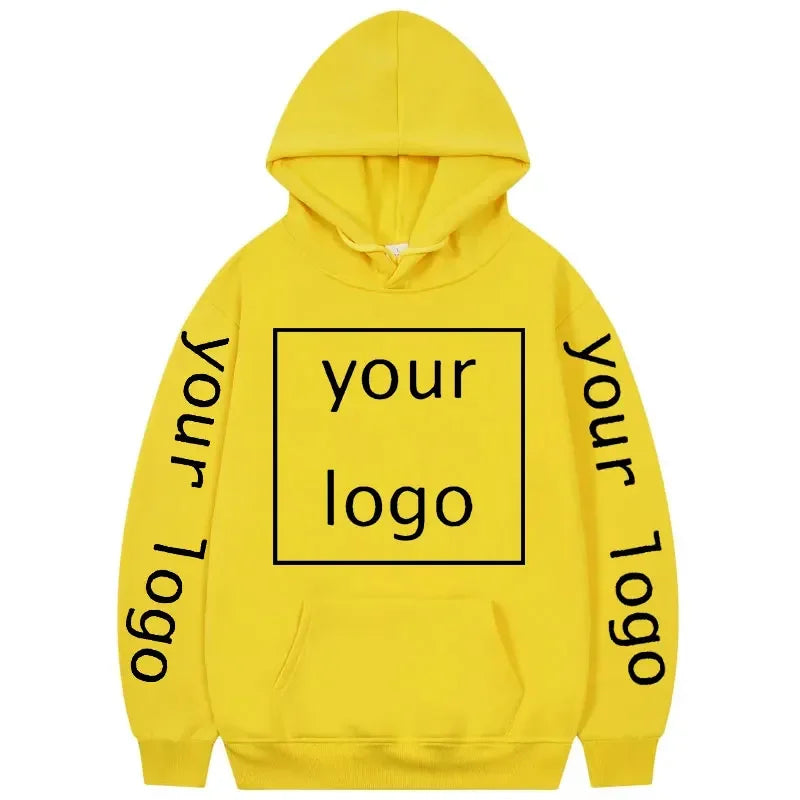 Zip-up Hoodie med Eget Tryck – Fleece, Huva & Dragkedja | S–XXXL