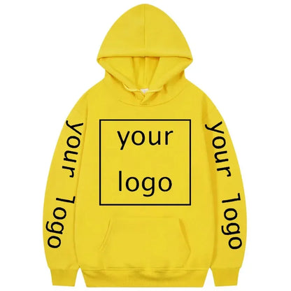 Zip-up Hoodie med Eget Tryck – Fleece, Huva & Dragkedja | S–XXXL