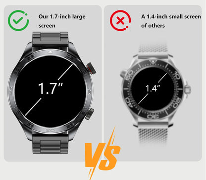 2026New Men's Outdoor Sports Smartwatch GPSTrack 1000mAh Battery Heart Rate Monitor 100+Sport Mode IP67 Waterproof Smart Watches