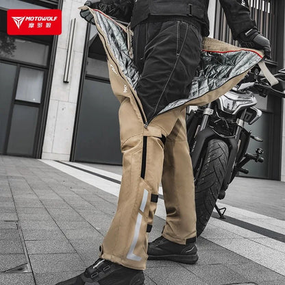 Motowolf Vinter Elektriskt Uppvärmda Byxor Vattentäta & Vindsäkra