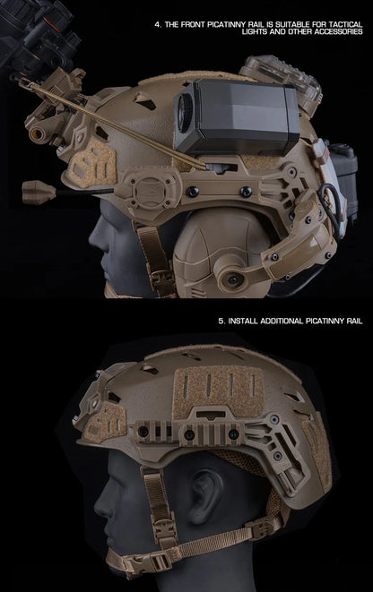 Wendy 3.0 taktik- och träningshjälm, förenklad version för jakt och airsoft
