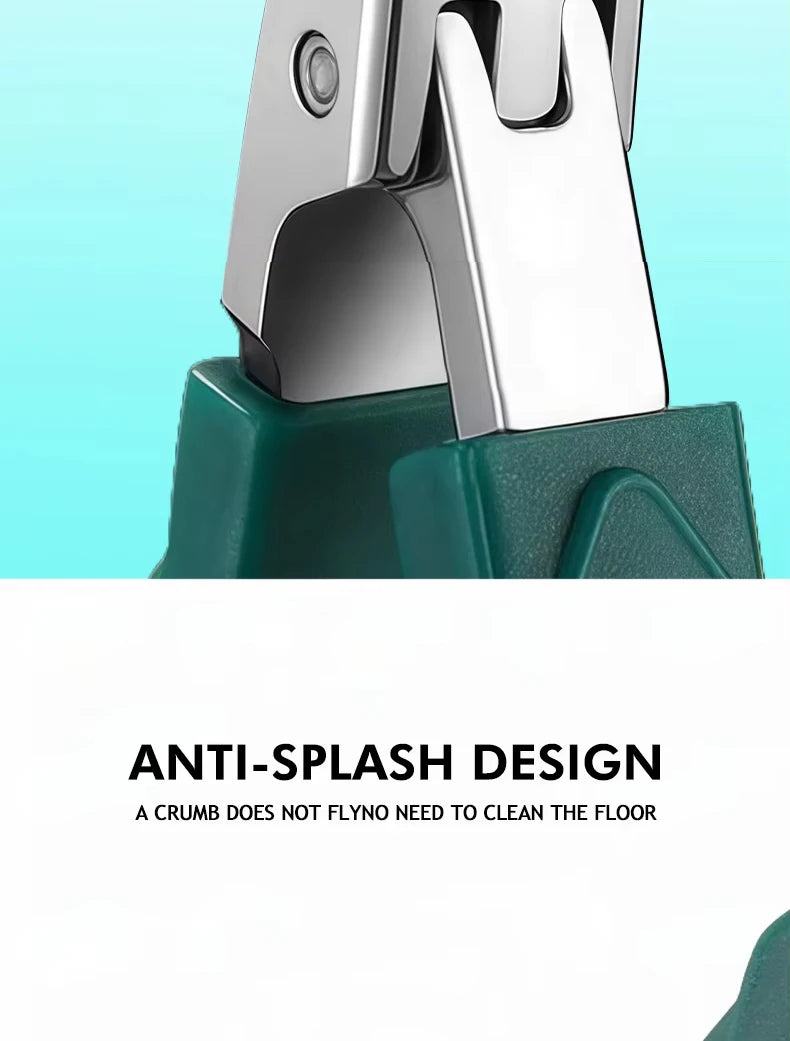 New Pointed-Nose, Beveled, Original Large-Opening Nail Clippers, Pointed-Nose Nail Cutters, Nail Trimmers, Household Pedicure Kn