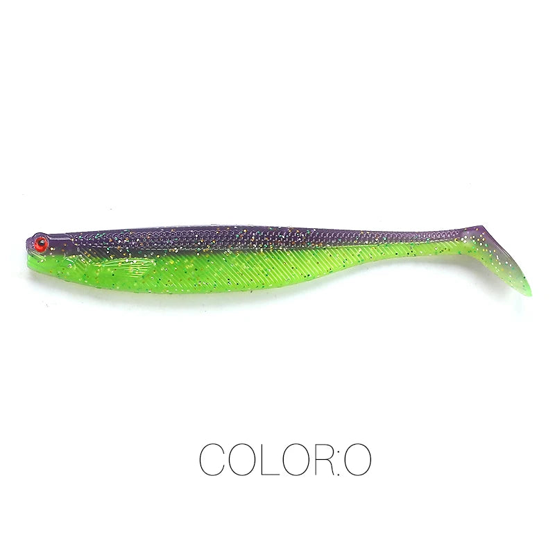 Supercontinent A ShadTeez T-tail 50mm 70mm 100mm Pike Zander Predator Fishing 3d eyes Soft lure Fishing lures