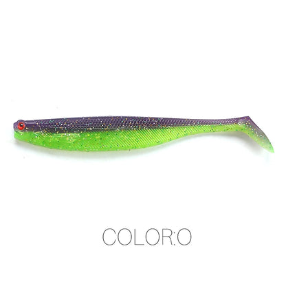 Supercontinent A ShadTeez T-tail 50mm 70mm 100mm Pike Zander Predator Fishing 3d eyes Soft lure Fishing lures