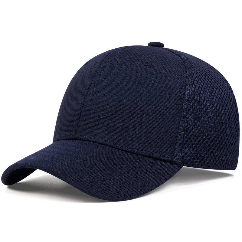 Adult Back Closed Baseball Cap for Small Head Lady Man Blank Hiphop Snapback Hat Fitted Flat Caps 58cm to 60cm