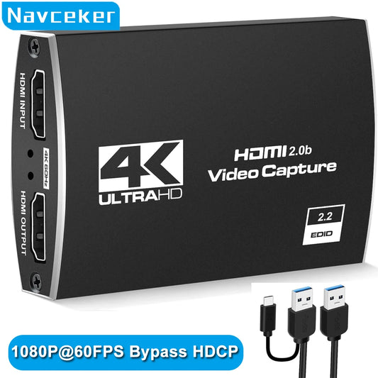 ZY-HC30A USB 3.0 HDMI-capture card – 4K/60 input och 1080p/60