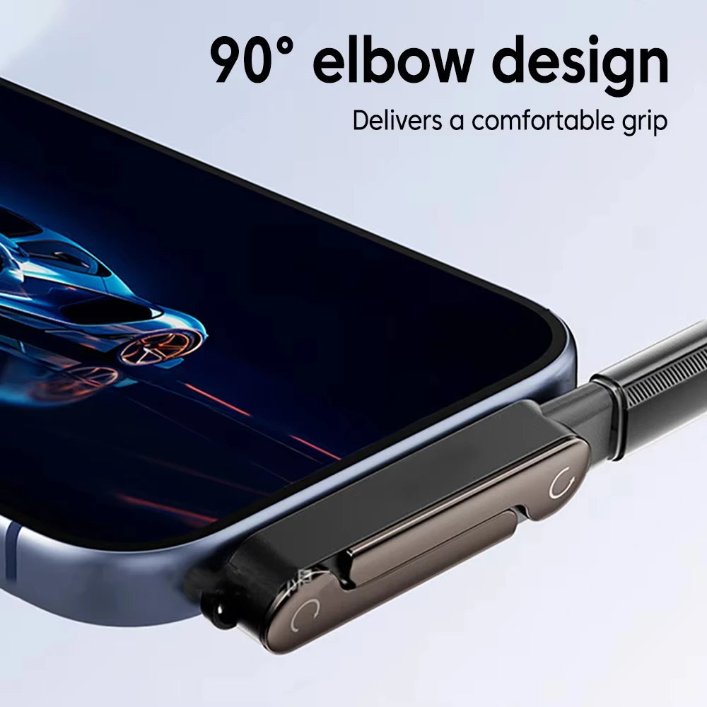 240W USB C Lightning Built in Stand Adapter Multi Function Foldable Converter for Phone
