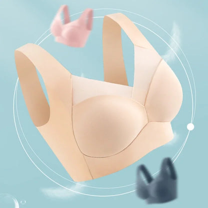 Woman Top Bra Sexy Push Up Bra Seamless Ice Silk Underwear Women Unwired Ring Sleep Lingerie Fitness Sports Bralette Invisible