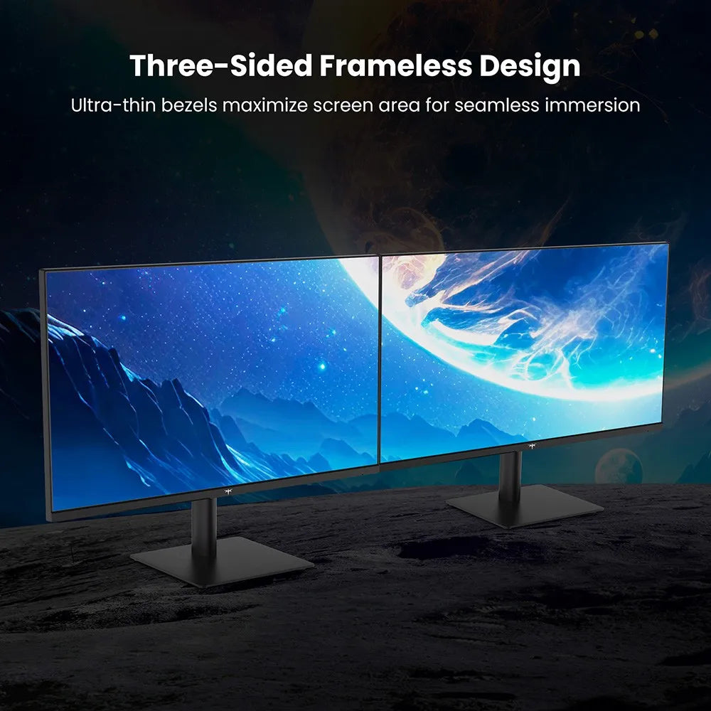 KTC H27T27 Kontorsmonitor 27" 2K QHD – Fast IPS 120Hz OC HDR FreeSync G-Sync 99% sRGB Ramlös VESA EU-lager