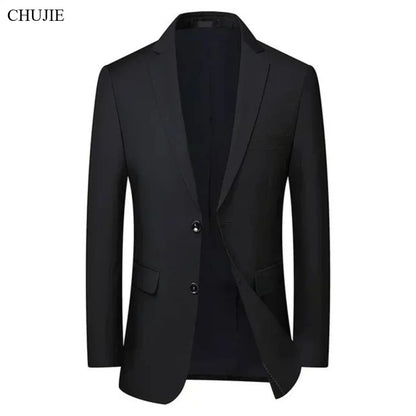Herr Slim Fit Kavaj – Sträckbar Formell Blazer för Kontor, Bröllop & Casual, 13 Färger, Storlek S–7XL
