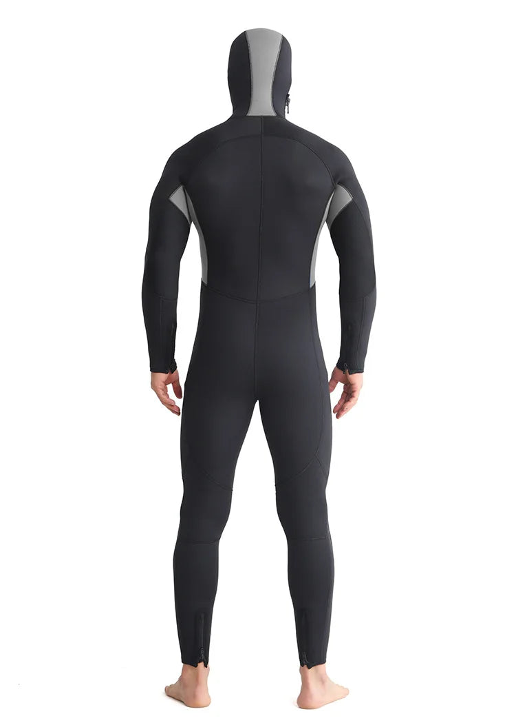 1,5mm Neopren Våtdräkt Herr – Helkropp, Långa Ärmar, Dykning & Surfing, M–XXXL