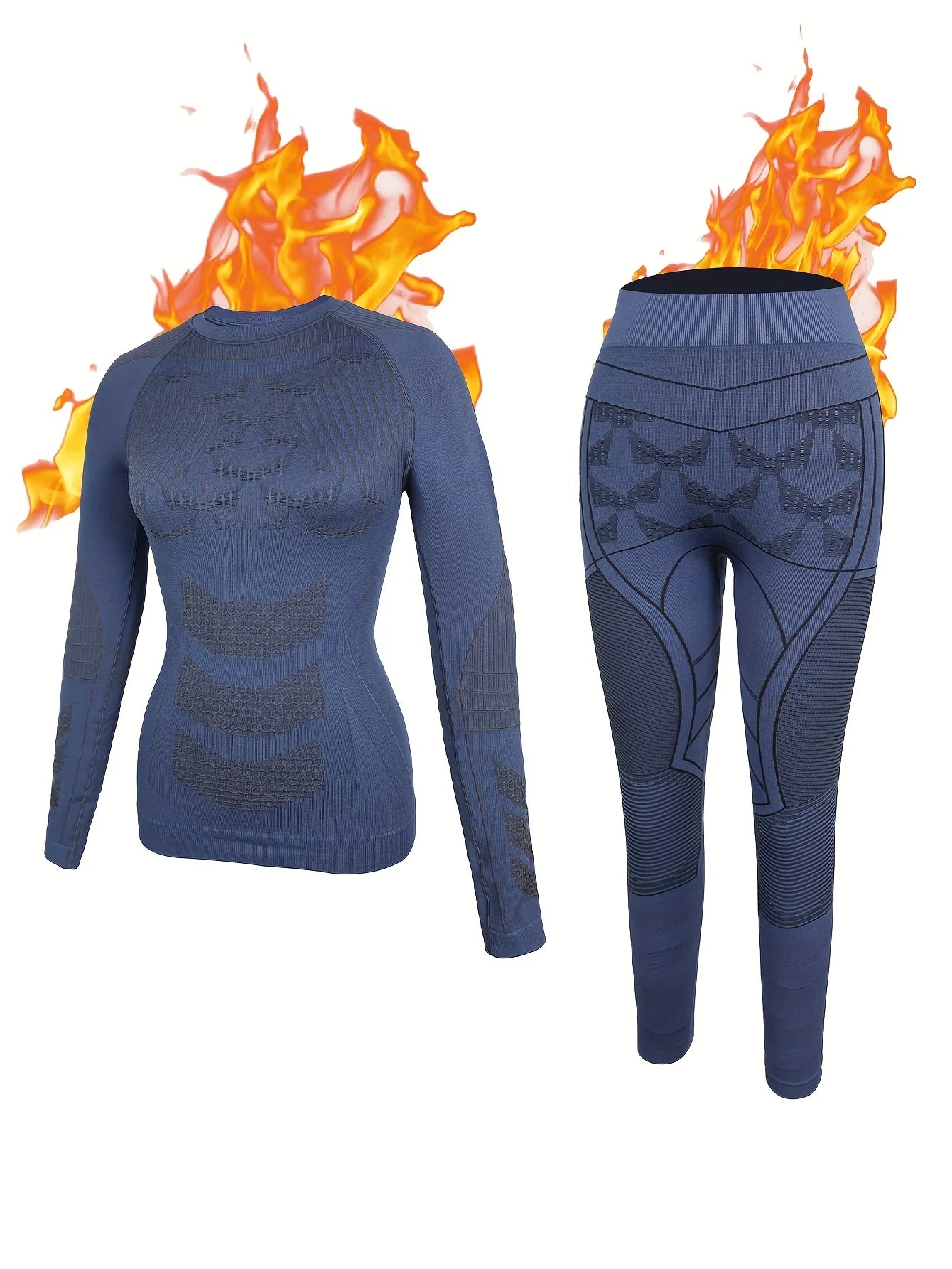 Womens Thermal Underwear Ski Breathable Warm Base Layer Winter Long Johns Top Bottom Sets for Cold Weather