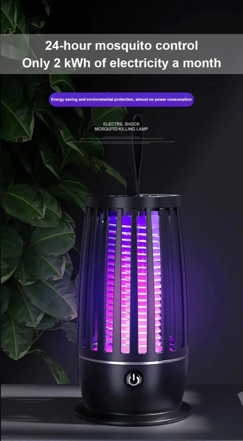Mosquito Killer Lamp Two-in-one Ultraviolet Mosquito Trap Electric Insect Catcher USB Quiet Night Light Outdoor Mosquito Killer