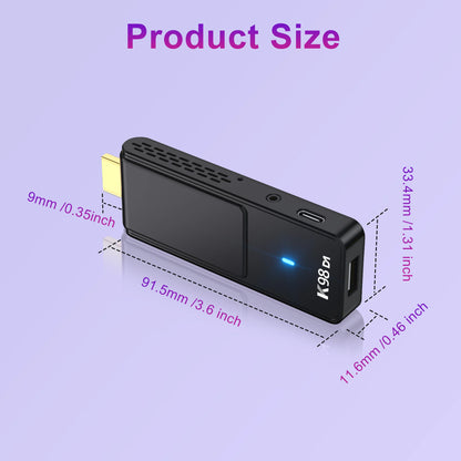 2026 Android 14.0 TV Stick Kowankit K98D1 TV Box 4K HDR RK3518 Wifi6 BT5.0 2.4G 5G Smart TV BOX Voice Remote Set TOP Box