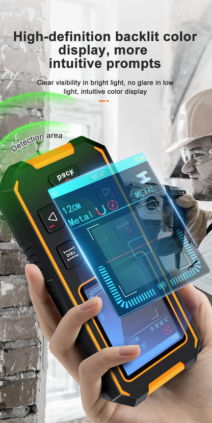 NOYAFA NF-513S Metal Detector Wall Scanner AC Live Cable Wires Metal Wood Stud Find with Positioning Hole Wall Detector
