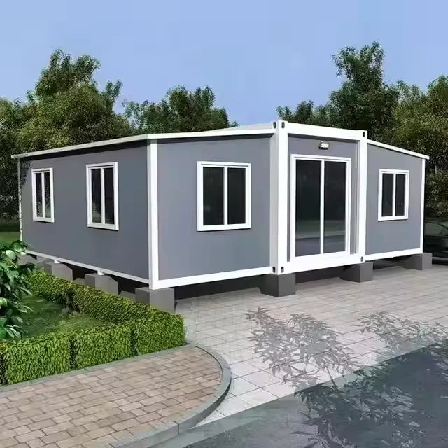 Expanderbar modulär containervilla med kök, tillgänglig i 20ft och 40ft