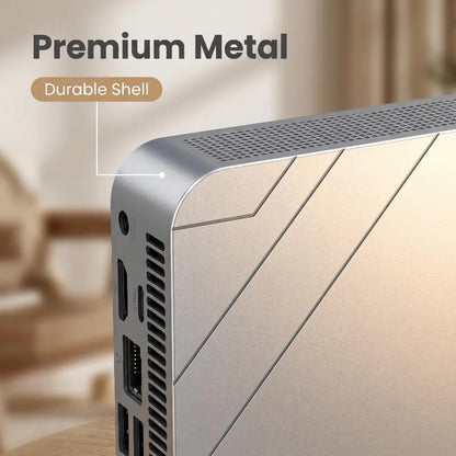 2026 NEW Portable Mini Computer Intel Core N150 with 1TB/2TB SSD, RAM, Versatile Ports for Gaming, Office Study.