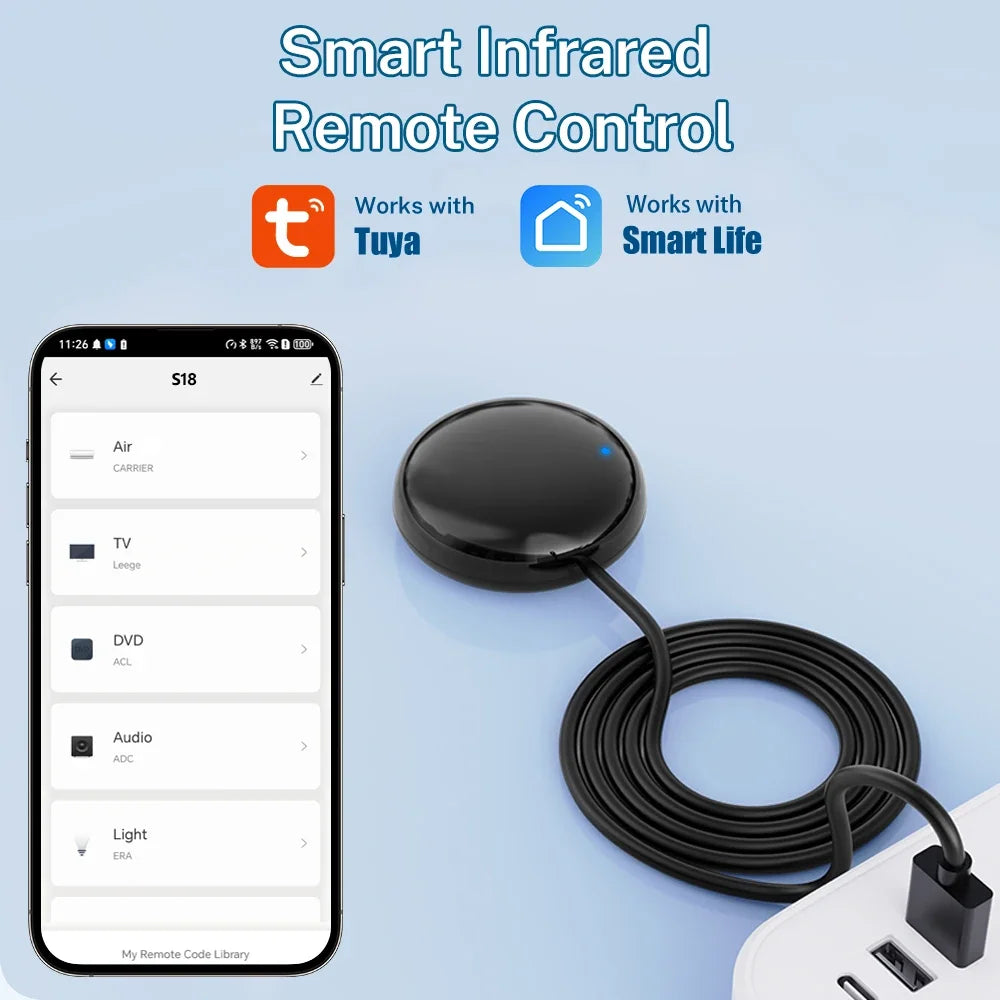 Tuya IR-fjärrkontroll WiFi för smart hem