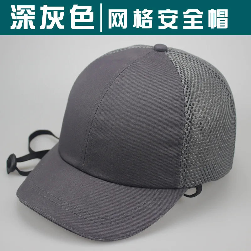 Bump Hat for Safety Baseball Cap Style Hard Hats for Adult Men Women Breathable Lightweight for Head Protection Short Brim