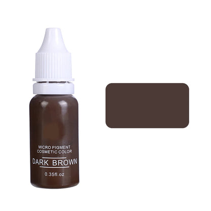 15ml Permanent Makeup Color Natural Eyebrow Dye Plant Tattoo Ink Microblading Pigments For Tattoos Eyebrow Lips Eyelash Set