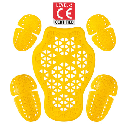 CE Level 2-certifierat ryggskydd för motorcykeljacka