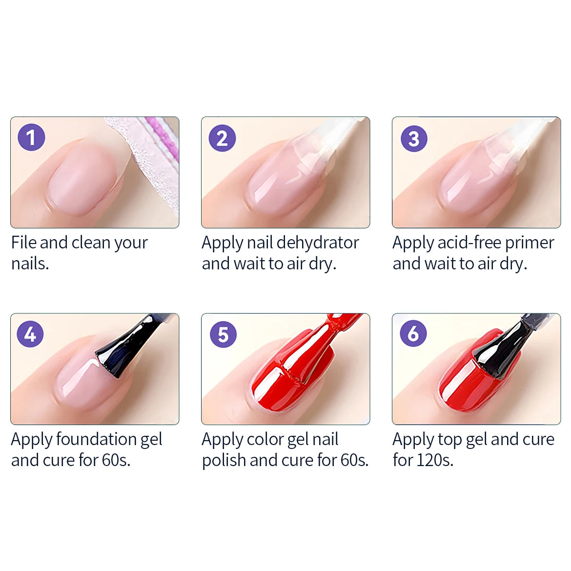 NAILPOP Nail-Primer And Nail Prep Dehydrator 15ML Nail Polish Soak Off UV/LED Base Primer Gel First Nails Gel for Manicure Tools