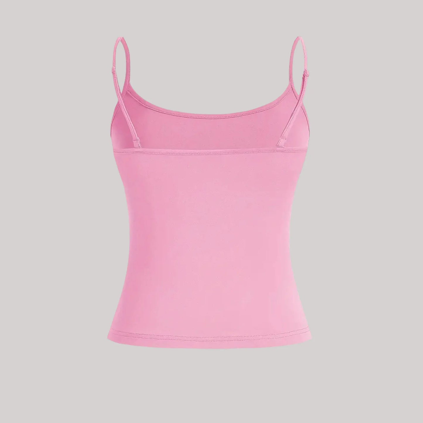 Women Tank Top Strap Slim Top for Summer Fashion Versatile Casual Breathable Micro Elastic Fabric Sleeveless Strap Top