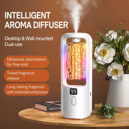 Portable Diffuser Automatic Electric Charge Aroma Machine with Essential Oils Fragrance Spray Wall-mounted Deodorization Toilet