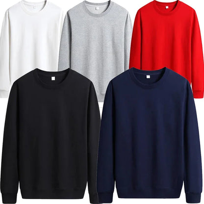 Men's Fashionable Thin Solid Color Pullover Hoodie for Autumn Casual Street Style Ideal Wear