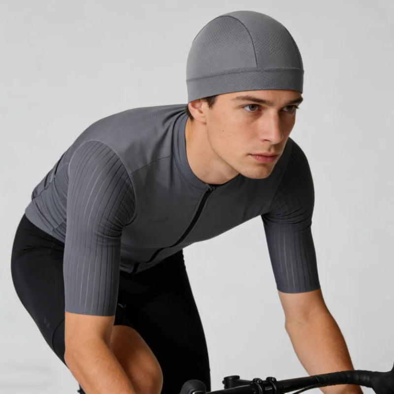 Men Women Quick Dry Breathable Mesh Skull Beanie Cap Sweat Absorbent Sports Cap Under Helmet Liner Moisture Wicking Cycling Hat