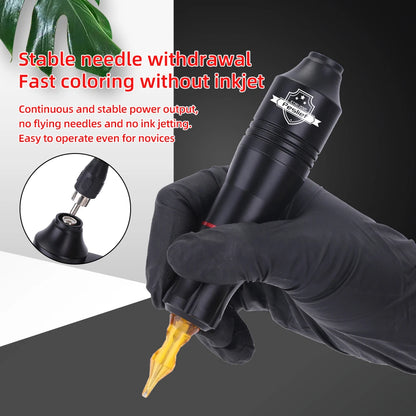 New Complete Wireless Tattoo Kit Tattoo Pen with 1500mAh LED Cordless Tattoo Power Supply And for Professiona Tattoo Artist