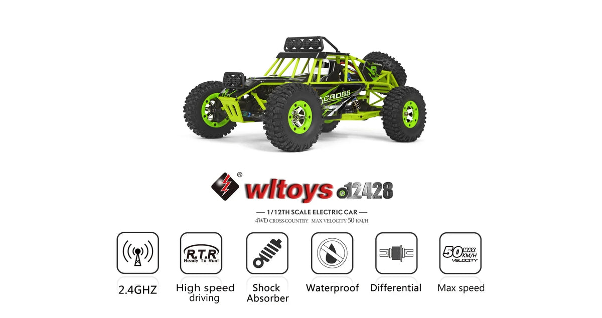 WLtoys 144001 1:14 4WD High Speed Racing Rc Car 12428 1:12 Off-Road RC Car 12402A Remote Control Drift Racing Cars Toys For Kid